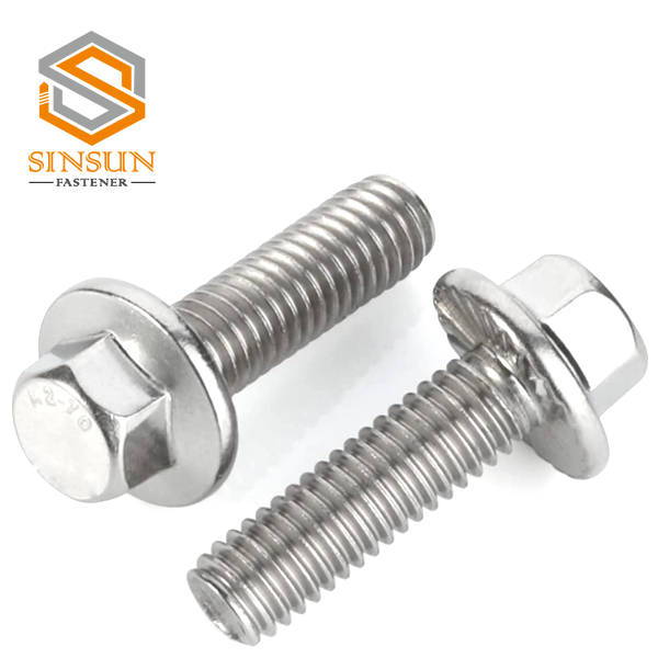 Stainless Steel Flanged Hex Head Bolts 